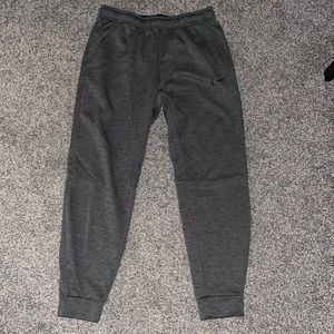 Nike Dri Fit Fleece Jogger Pants. Size Large. Color Charcoal Grey/ Black.
